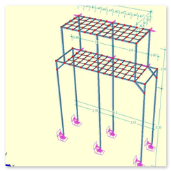Staische Analyse eines Stahlbalkons